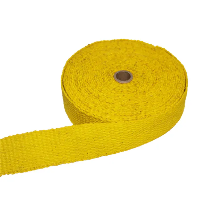 Cintas de escalera tejidas de aislamiento térmico resistentes a altas temperaturas de la mejor calidad, cinta de fibra cerámica
