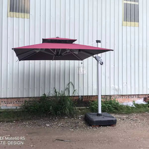 Roma Anti-UV konsol bahçe oturma odası şemsiye 3m yarıçapı avlu süpermarket kullanımı için sürdürülebilir iş için veranda tabanı - Product Image 4