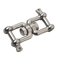 Connecteur pivotant de type UE en acier inoxydable 316, mâchoire pivotante et mâchoire