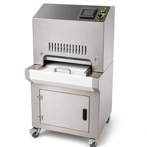 Compact Meat Flattening Machine 220V Pork Chop Press Machine with Caster Wheels for Food Factory - Product Image 1