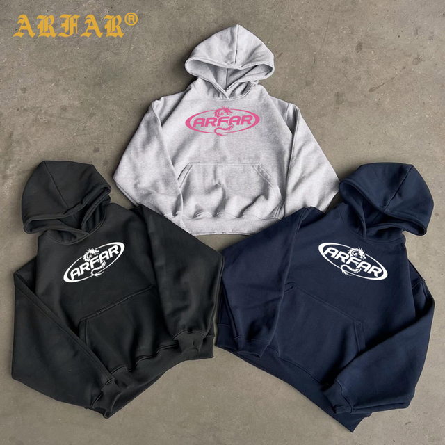 Custom Logo High Quality 350Gsm Winter Hoodies Women Oversized Tracksuit Y2K Retro Hip-hop Loose Casual Street Unisex Hoodie
