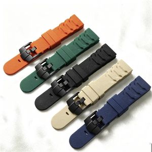 สายนาฬิกาซิลิโคนยางขนาด 22 มม. 24 มม. แบบขายส่ง สายรัดข้อมือแบบสปอร์ตสำหรับผู้ชาย ใช้ได้ทุกวันกลางแจ้ง รับผลิตตามแบบ OEM - Product Image 1