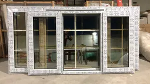 Casement Mengubah & Tilt Jendela dan Pintu Pvc dengan Seperti Desain PVC/UPVC Jendela dan Pintu