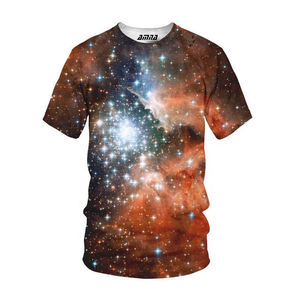 T-shirt de sport à sublimation en gros Chemise unie à col V et manches courtes en polyester - Product Image 3