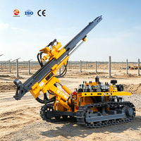 Foreuse hydraulique sur chenilles diesel pour le forage de roches en carrière et la construction
