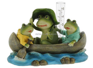 सुंदर राल पशु वर्षा गेज मेंढक डिजाइन - Product Image 6