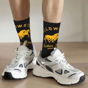 Calcetines personalizados <span class=keywords><strong>Dutton</strong></span> Ranch Yellowstone para hombre, calcetines unisex de vestir con diseño novedoso - Product Image 5