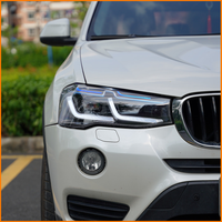 Phares avant de rechange pour BMW X3 F25 2014 2015 2016 2017, style G38 Série 5 2023, avec projecteur LED laser bleu, pour mise à niveau facelift