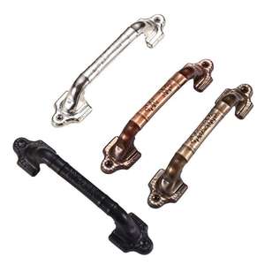 Double Hole Zinc Alloy Modern Bedroom Cabinet <b>Drawers</b> Dresser Wardrobe Handles Black Gold Knobs Durable Living Room Apartment - Product Image 2