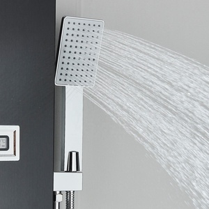 Stainless Steel Wall Mounted Black Shower Column - Product Image 3