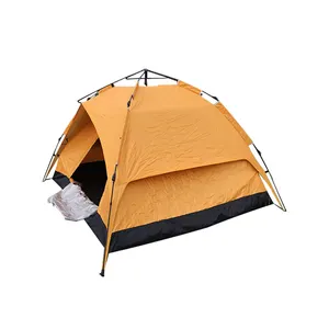 Vendita all'ingrosso di grandi dimensioni a doppio strato più economica 12 persone tenda da campeggio impermeabile all'aperto automatica selvaggia per famiglie di lusso
