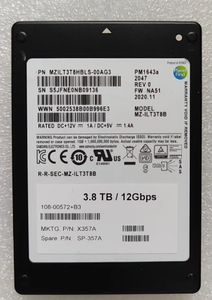 Unidad de Estado Sólido de Clase Empresarial PM1643A 3.84Tb Sas Ssd Netapp MZILT3T8HBLS-00AG3 - Product Image 4