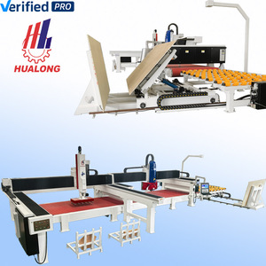 Hualong máy móc HKNC-500L ý <span class=keywords><strong>CNC</strong></span> không ngừng tự động khối lượng cao Hệ thống cắt đá 5 trục cầu cưa với băng tải - Product Image 1