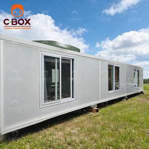 Cbox Villa préfabriquée personnalisée extensible de 40 pieds, hôtel mobile moderne, bureau, camping, logement, ferme, maison modulaire en conteneur - Product Image 1