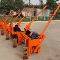 Machine de fabrication de briques en terre compressée hydraulique QMR2-40 pour la production de briques en terre cuite pour l'Afrique
