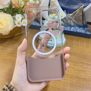 Diseño de piezas duales Venta caliente <span class=keywords><strong>Precio</strong></span> de fábrica Clear PC Magnetic Mobile Phone Cases Contraportada para <span class=keywords><strong>iPhone</strong></span> 15 <span class=keywords><strong>Pro</strong></span> <span class=keywords><strong>Max</strong></span> 14 <span class=keywords><strong>13</strong></span> 16 <span class=keywords><strong>Pro</strong></span> - Product Image 6