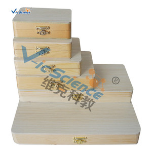 Suministro directo de fábrica de cajas de madera de 26 compartimentos para secciones de tejido, accesorios de microscopio y enseñanza de biología. - Product Image 5