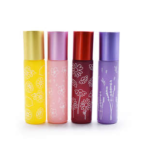 5Ml <span class=keywords><strong>7Ml</strong></span> 8Ml 10Ml 12Ml 15Ml Frost Gold Rõ Ràng Màu Xanh Lá Cây Cuộn Trên Nước Hoa Thủy Tinh Chai Tinh Dầu Với Kim Loại Lăn Bóng - Product Image 5