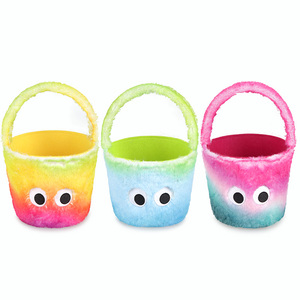 Panier de Pâques en peluche Sunday Angora Yarns, personnalisable avec logo et couleur, <span class=keywords><strong>pour</strong></span> la <span class=keywords><strong>chasse</strong></span> <span class=keywords><strong>aux</strong></span> œufs de Pâques, sacs fourre-tout <span class=keywords><strong>pour</strong></span> enfants, décorations de Pâques - Product Image 1