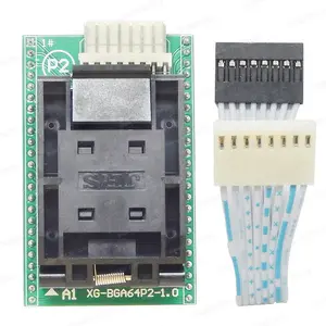 XG-BGA64P2-1.0 New ổ cắm phổ Adapter BGA IC chip cho xgecu T56 Lập Trình Viên