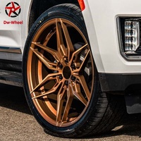 Jantes forgées modifiées DW en alliage d'aluminium brossé, à 6 branches, 18, 19, 20 pouces, 6 trous, compatibles avec les SUV Grand Cherokee, style jantes
