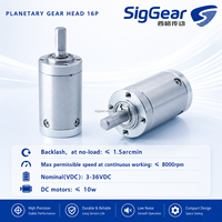 Moteur à engrenages CC sans balais 16 mm 12 V 24 V, moteur BLDC compact de haute précision pour actionneur de doigt de robot, module OEM ODM