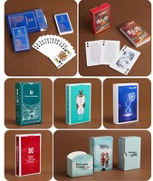 Boîte cadeau personnalisée pour cartes à jouer en papier, forme rectangulaire, cadeau promotionnel, cartes à jouer personnalisées bon marché