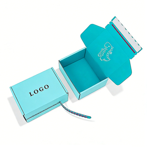 Cajas de Embalaje de Regalo de Cartón Corrugado Kraft con Cierre de Papel Plegable Personalizado - Product Image 5