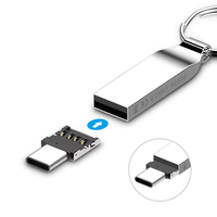 Mini adaptateur OTG Type-C en métal, convertisseur de transfert de données portable à haute vitesse, adaptateur USB, clé USB, accessoires pour téléphone portable