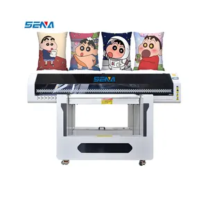 Factory Supply Uv Printing Machine 9060 LED CMYK Small Business Machine Ideas Label Printing Machine Id Card Printer