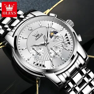 Venta caliente OLEVS 2892 reloj para hombre relojes deportivos productos de tendencia relojes de pulsera de cuarzo Relojes OEM aceptar