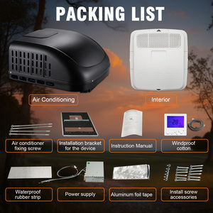 <span class=keywords><strong>Chauffage</strong></span> et climatiseur de toit 115V 15000BTU, tout-en-un, électrique, pour cabine de camion, voiture, bateau, camping-car, VR - Product Image 4