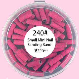 Small <b>Nail</b> Sanding Bands for <b>Nail</b> Drill, 120 Grit 180 Grit 240 Grit Medium <b>Nail</b> <b>File</b> Bits for Acrylic <b>Nails</b> Gel Manicure - Product Image 6