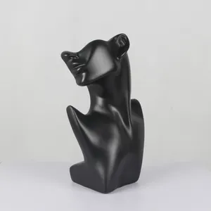 Vòng Cổ Và Bông Tai Bằng Nhựa Trừu Tượng Cho Nữ, Ma-nơ-canh Nửa Mặt - Product Image 3