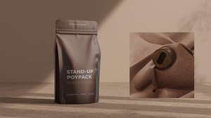 Kantong berdiri tas kopi kustom dengan ritsleting atas dan katup pilihan Logo kustom plastik kelas makanan - Product Image 4