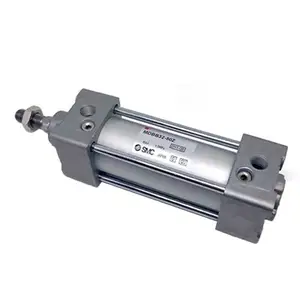 SMC cylinder MKB80 series rod type high thrust rod non rotating single rod double acting cylinder head