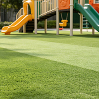 Césped Artificial Parcslope para Parques Infantiles, Alfombra Sintética Suave de Alta Drenabilidad para Jardines de Infancia, OEM