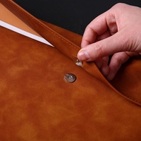Porte-documents A4 en cuir PU personnalisé pour fournitures de bureau, étanche, écologique et durable