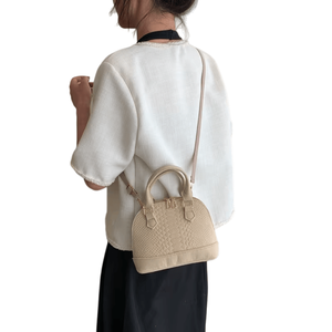 Sacs à main tendance en forme de coquille, nouveaux modèles, couleur unie, en feutre, sacs à bandoulière sous le bras, imprimé crocodile, sac à bandoulière pour femmes, vente en gros - Product Image 3