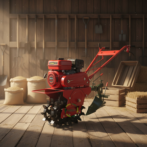 Oferta Especial: Motocultor con Motor de Gasolina, Rastrillo para Labranza, Arado de Surcos, Cultivador Rotatorio, Mini Cultivador para Terrenos Pantanosos, Cultivador de Cadena - Product Image 2