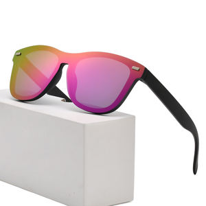 Модные стили Uv400 Мужские и женские зеркальные солнцезащитные очки с поляризованной оправой для ПК брендовые дизайнерские солнцезащитные очки - Product Image 4