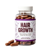 Vitaminas Antioxidantes para el Crecimiento del Cabello OEM/ODM para Mujeres y Adultos, Biotina para un Cabello Más Grueso en Cápsulas