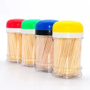 Hot Sale Disposable Customized Flavored Customized Packaging Toothpicks Bamboo Toothpick For Dental Cleaning