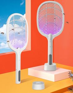 Dayoung, nuevo producto, lámpara para matar insectos, mosquito eléctrico 2 en 1, matamoscas recargable - Product Image 3