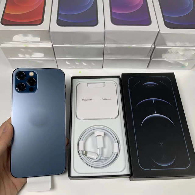 Second Hand for 12 Pro Unlocked 6GB 512GB 256GB Original OS GSM CDMA LTE US Version 6.1 100% Battery Health 5G