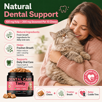 Katten Tandverzorging Hondensnoepjes voor Tandenreiniging Frisse Adem Plaque Tandsteen Controle Knapperige Kauwtabletten Mondgezondheid Supplementen