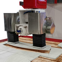Scie à pont CNC monobloc haute vitesse 5 axes pour la découpe de pierre, marbre, granit, dalles et pierres tombales, modèle Italie, avec moteur