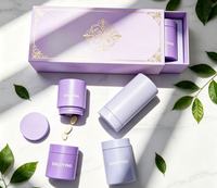 Bouteille de complément alimentaire en verre mat violet sans BPA, 1 oz-18 oz, logo personnalisé, pots d'emballage pharmaceutique mats pour pilules