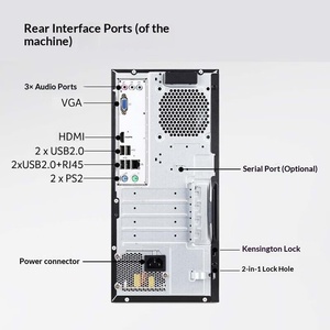 Spot Wholesale Acers Commercial Desktop PC 14th Gen I5-14400 8GB 256G SSD 1TB HDD Office Business <b>Computer</b> Bulk in Stock <b>10</b>-Core - Product Image 5