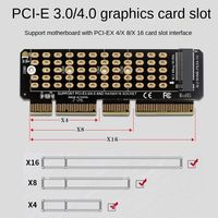 M.2 NVMe PCI-E X4 X8 X16 à pour SATA 5 Port Adaptateur Carte Riser Compatible avec pour SATA III 6 GB/S en Stock